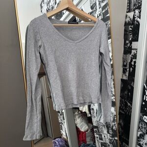 GREY BRANDY MELVILLE LONG SLEEVE